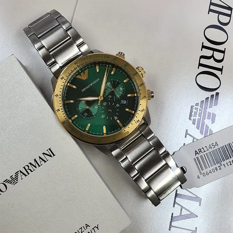 Emporio Armani Mario Chronograph Men's Watch- AR11454